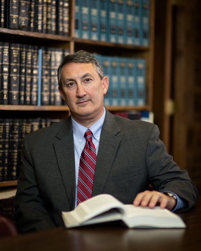John C. Saylor in his Florence Alabama law office